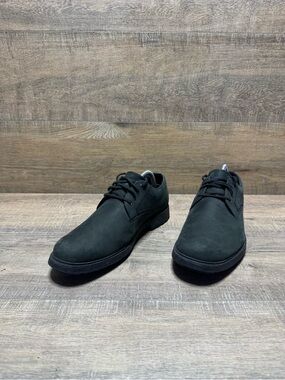 Timberland Comfort Zone Black Matte Derby Lace-Up Shoes